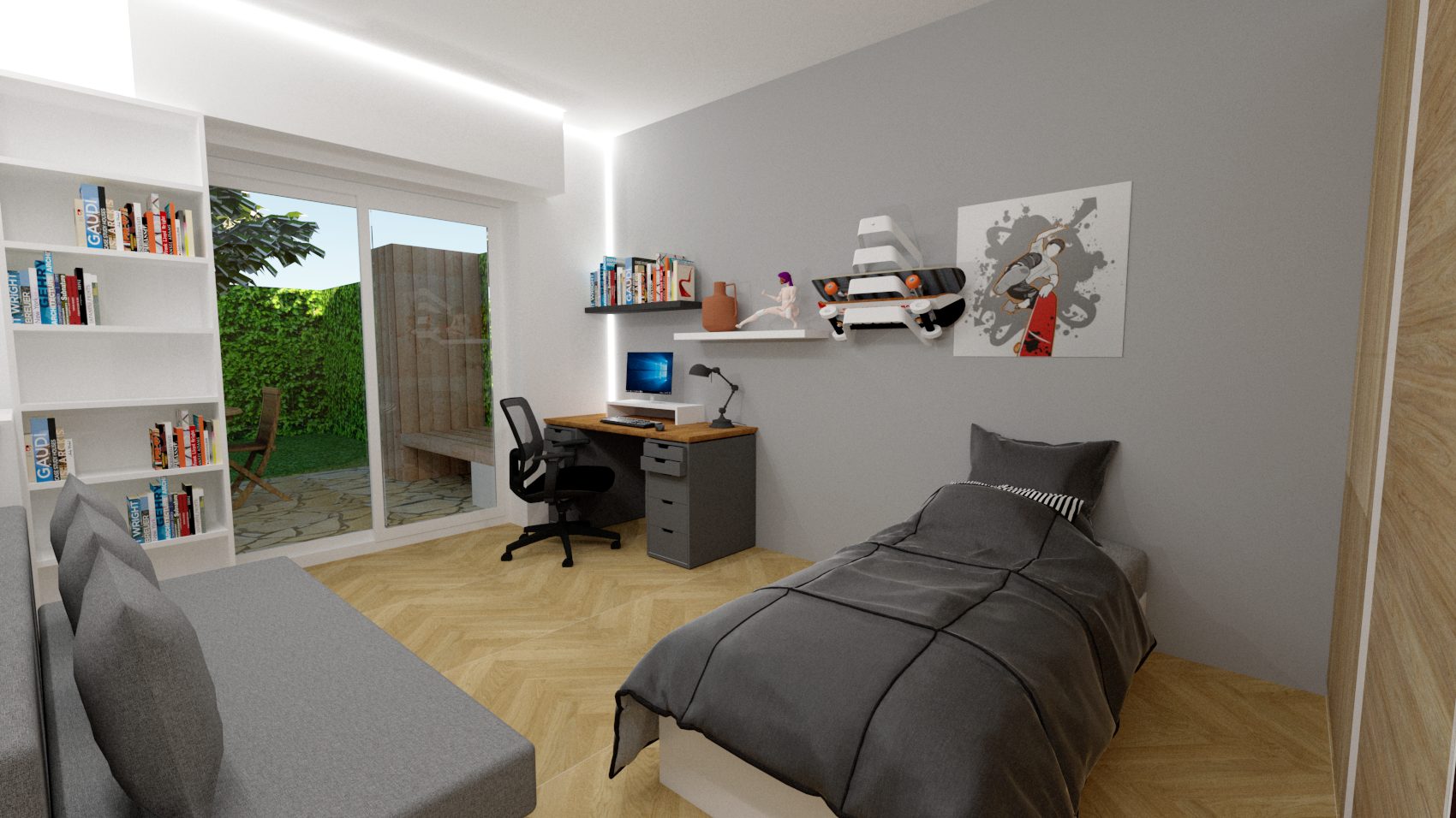 Chambre enfant aménagée
