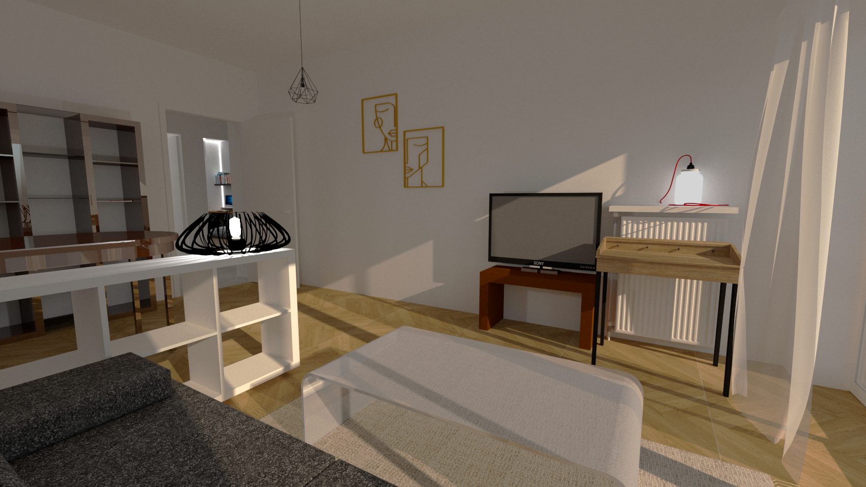 Salon rénové